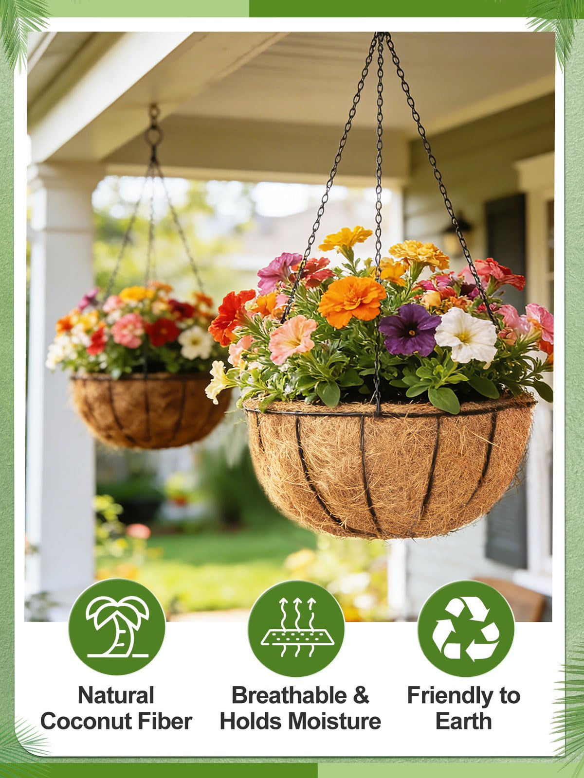 Beeplove planter liner promotes drainage and healthy root airflow.