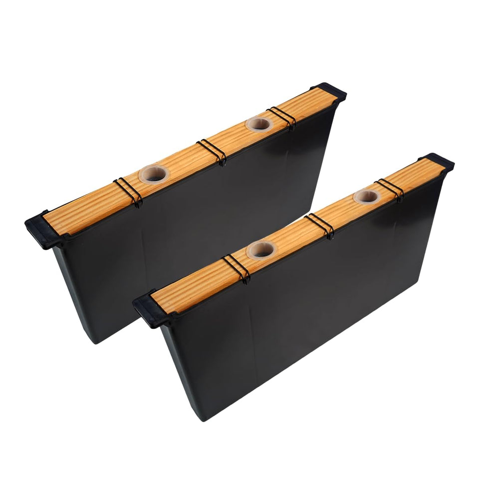 BeeQuestify 2-pack 3.5L bee feeder inside the hive provides steady syrup access.