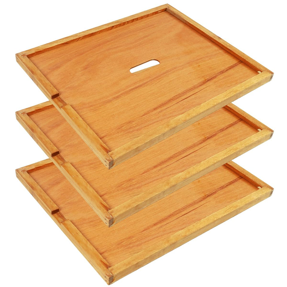 BeeQuestify bee hive inner cover 10-frame side notch enhances airflow and moisture control
