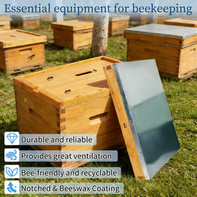 BeeQuestify bee hive inner cover 3-pack set saves time and money