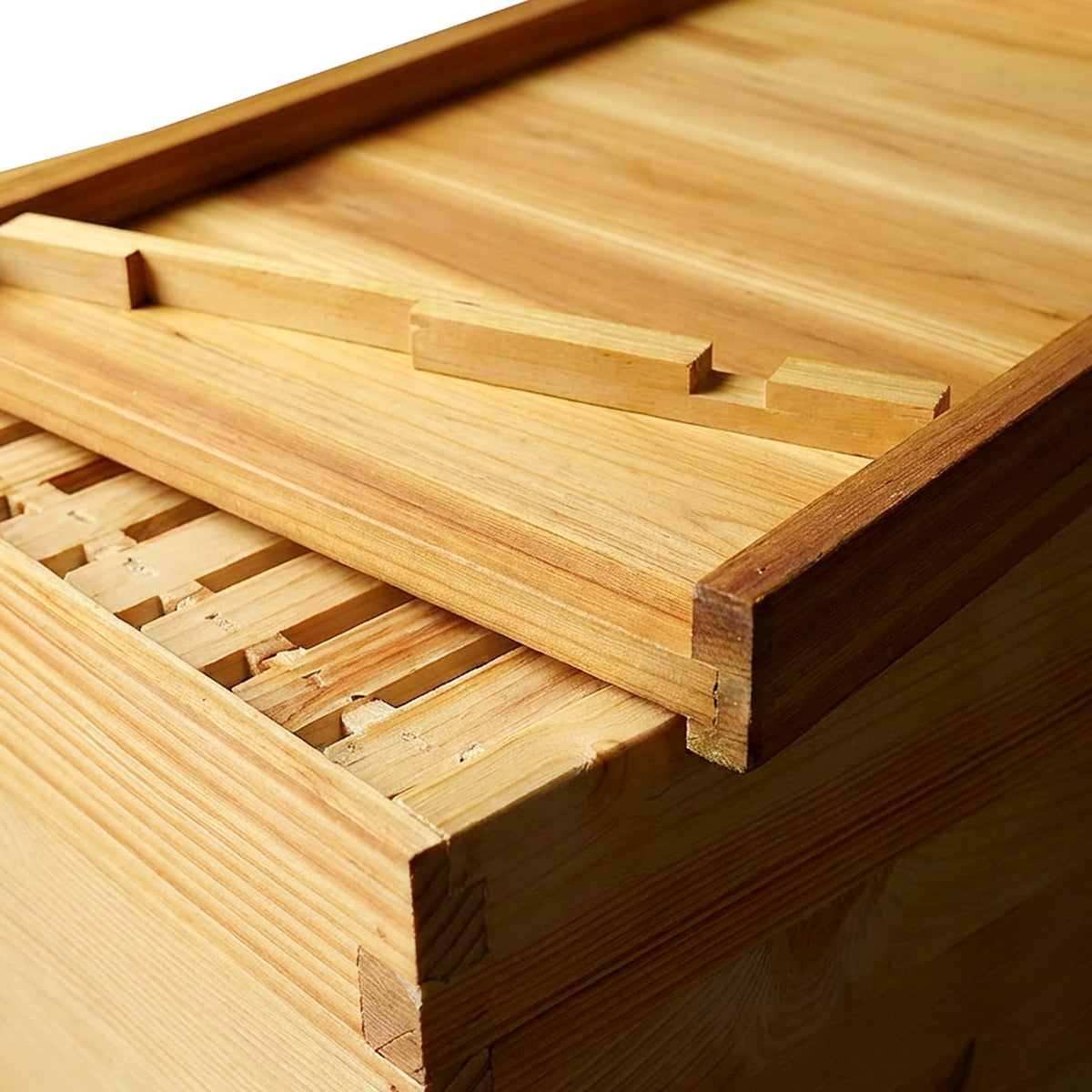 BeeQuestify Langstroth-compatible bottom board ready for hive integration