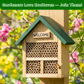 BeeQuestify Mason Bee Tubes with removable design simplify maintenance and replacement.