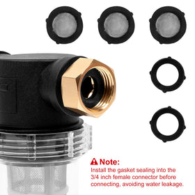 BEETRO 40-mesh screen filters coarser sediment while maintaining flow