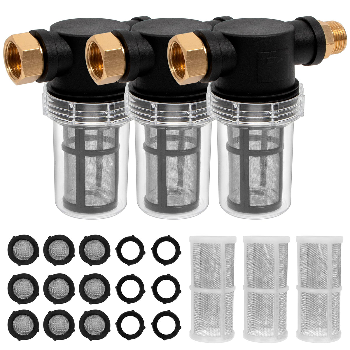 BEETRO garden hose filter package for clean inlet water and easy setup