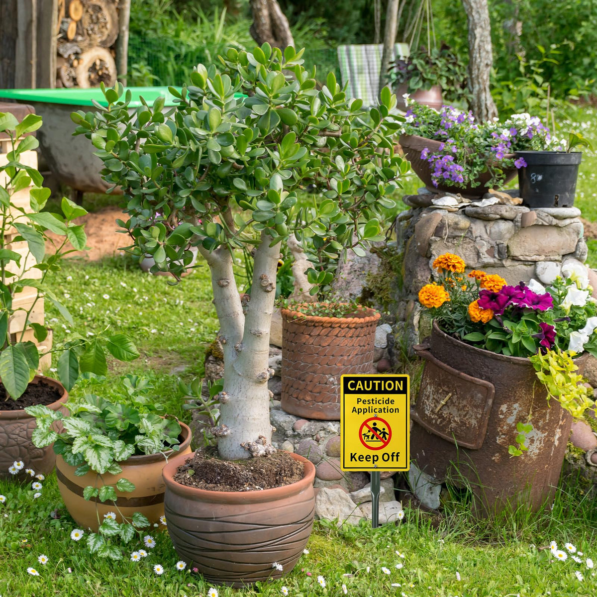Beeveer weatherproof warning signs resist graffiti and weather damage.