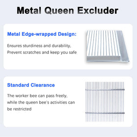 BEEXTM Queen Excluder enables easier hive inspections by locating the queen quickly