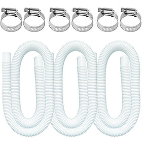 BEFANS 3-pack pool hoses for above-ground pools ensure secure connections