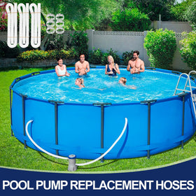 BEFANS pool hose kit: three hoses and six clamps