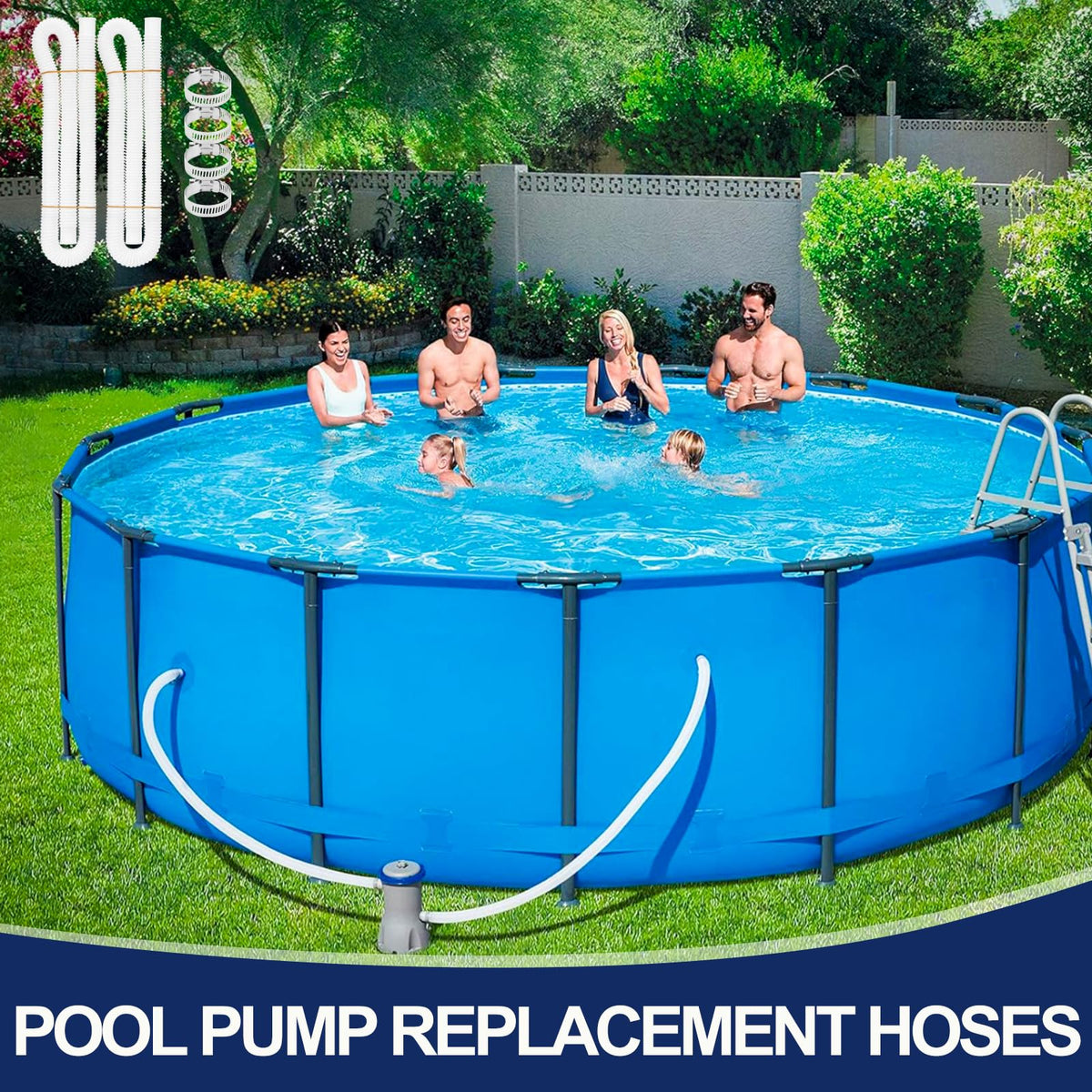 BEFANS pool hoses designed for above ground pools