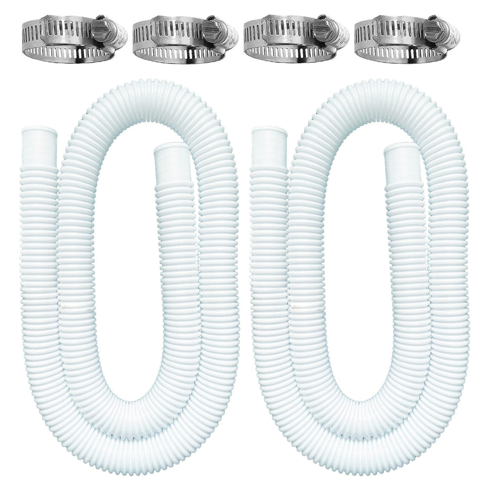 BEFANS 2-pack pool hoses laid out for easy installation