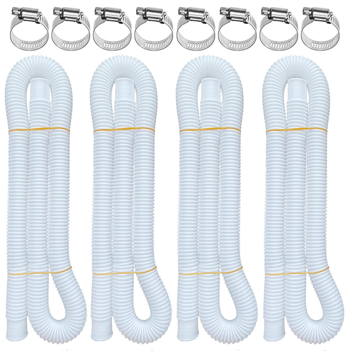 BEFANS pool hoses 4-pack ready for quick setup and replacement.