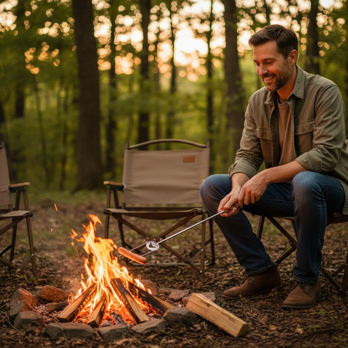 Begatter beech wood handle provides heat insulation and firm grip