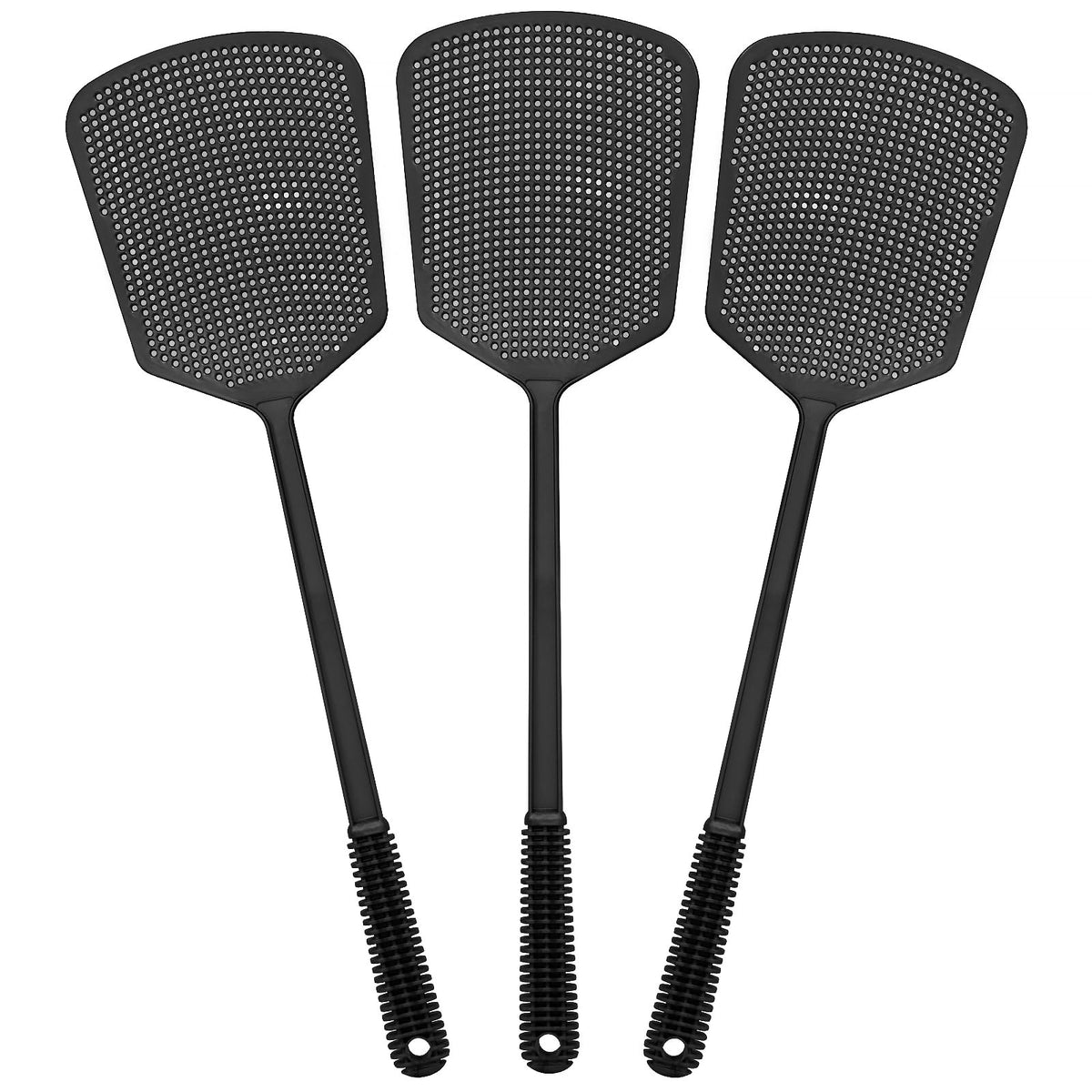 Begonia fly swatters three-pack shown for quick bug control in kitchens, patios, and offices.