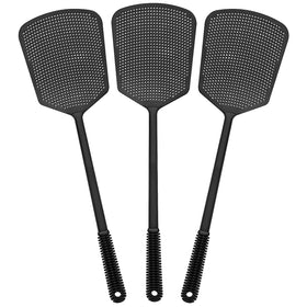 Begonia fly swatters three-pack shown for quick bug control in kitchens, patios, and offices.