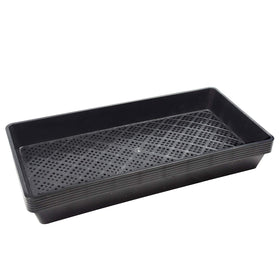 BeGrit 1020 tray with holes improves drainage for microgreens.