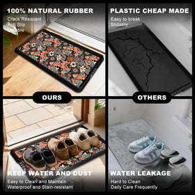 BEHERO boot tray raised edge contains moisture