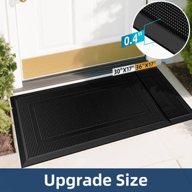 BEHERO easy-clean entry mat for quick vacuum, sweep, or rinse.