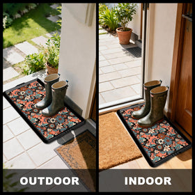 BEHERO entryway mat non-slip surface protects floors