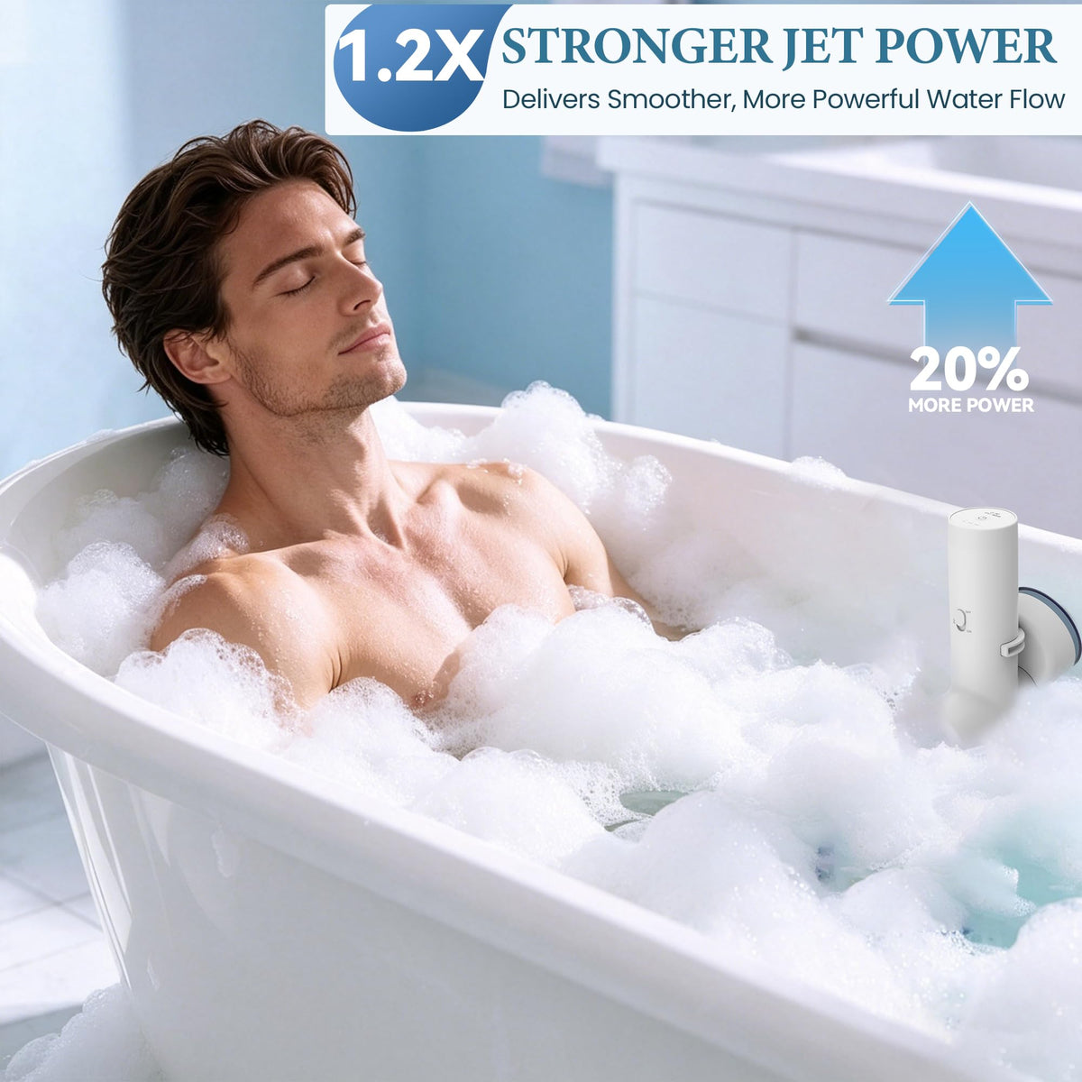 BeiliuDevise 360 nozzle bath jets providing targeted muscle care