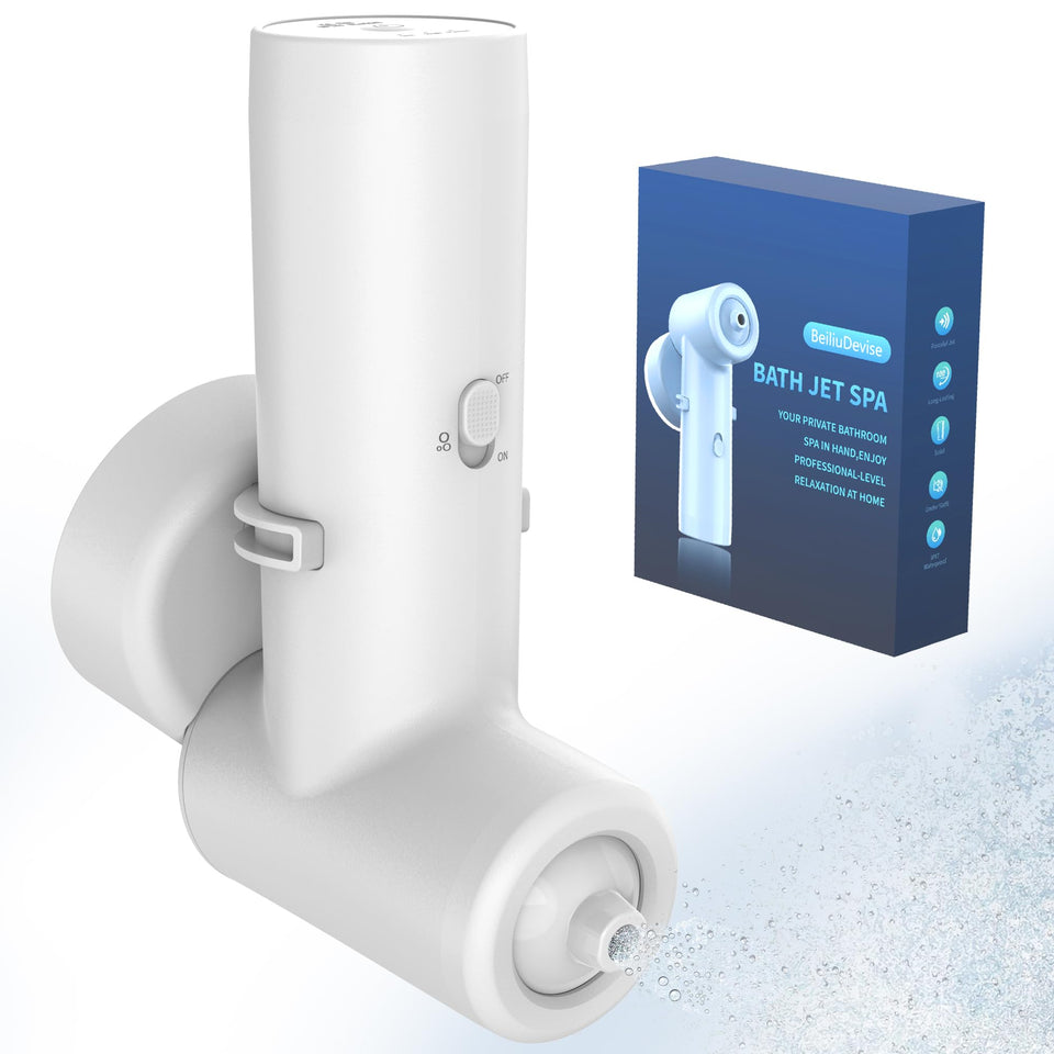 BeiliuDevise cordless bath jets in a compact setup for easy at home spa relief
