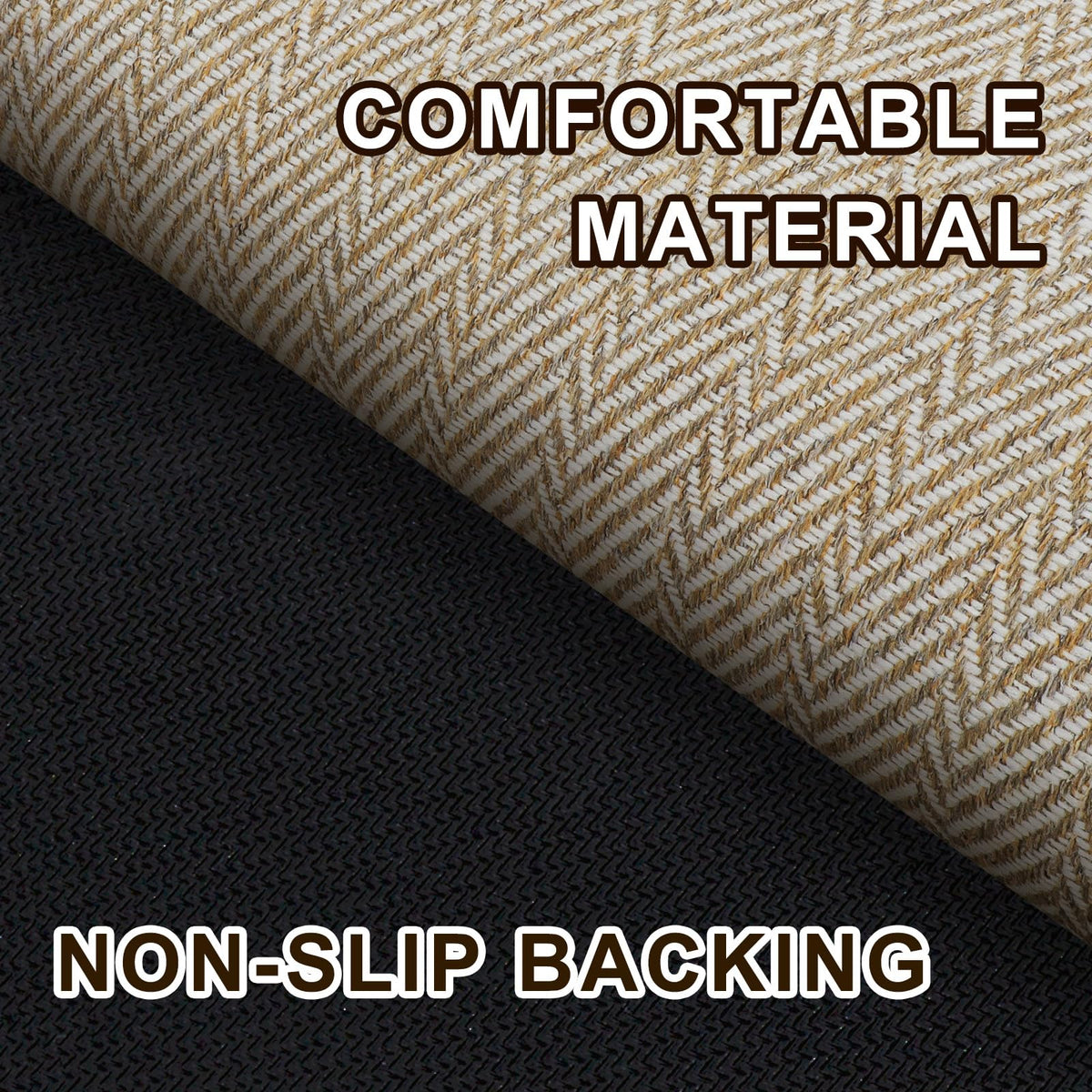 BEISIFLOOR entryway rug absorbs moisture and dirt to keep floors clean