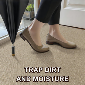 BEISIFLOOR non-slip backing door mat prevents slips and trips near entryways.