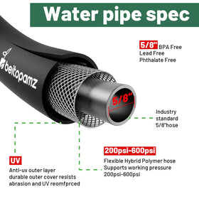 Beitopamz brass fittings 3-4-inch ensure leak-free connections.