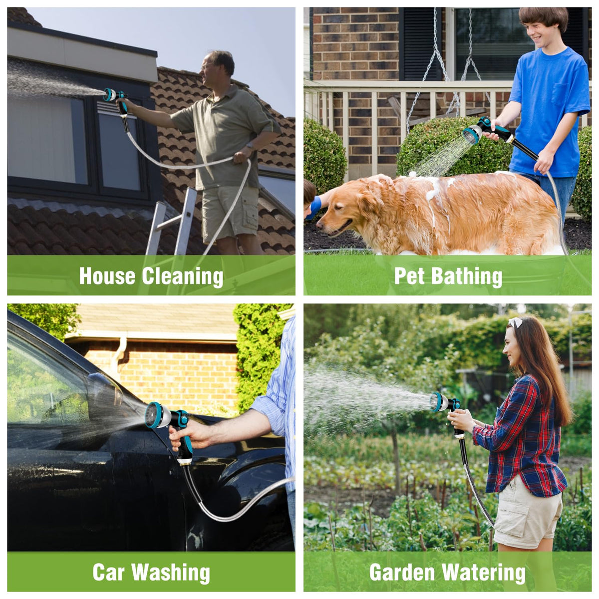 Beitopamz flexible hose length around trees and corners for versatile watering