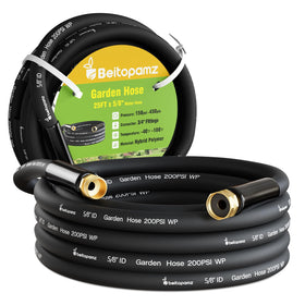 Beitopamz garden hose 25ft length for versatile watering tasks.