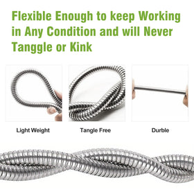 Beitopamz rustproof stainless steel resists corrosion for long life.