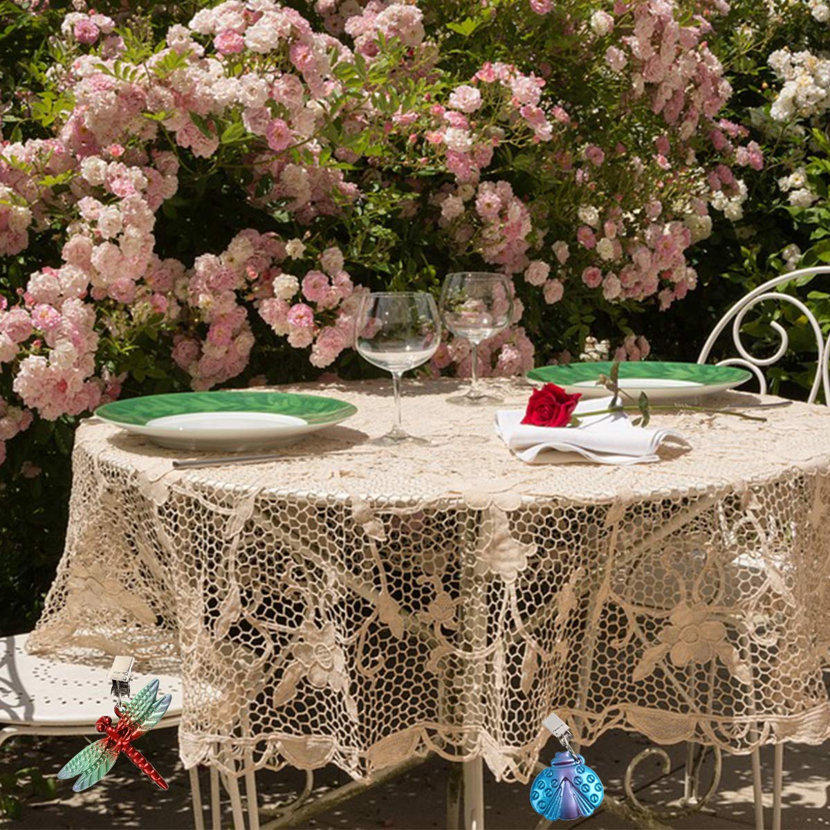 Bekith weights ideal for garden picnics and wedding table setups