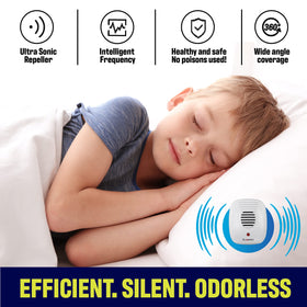 Bell+Howell ultrasonic pest repeller easy plug-in usage in any room