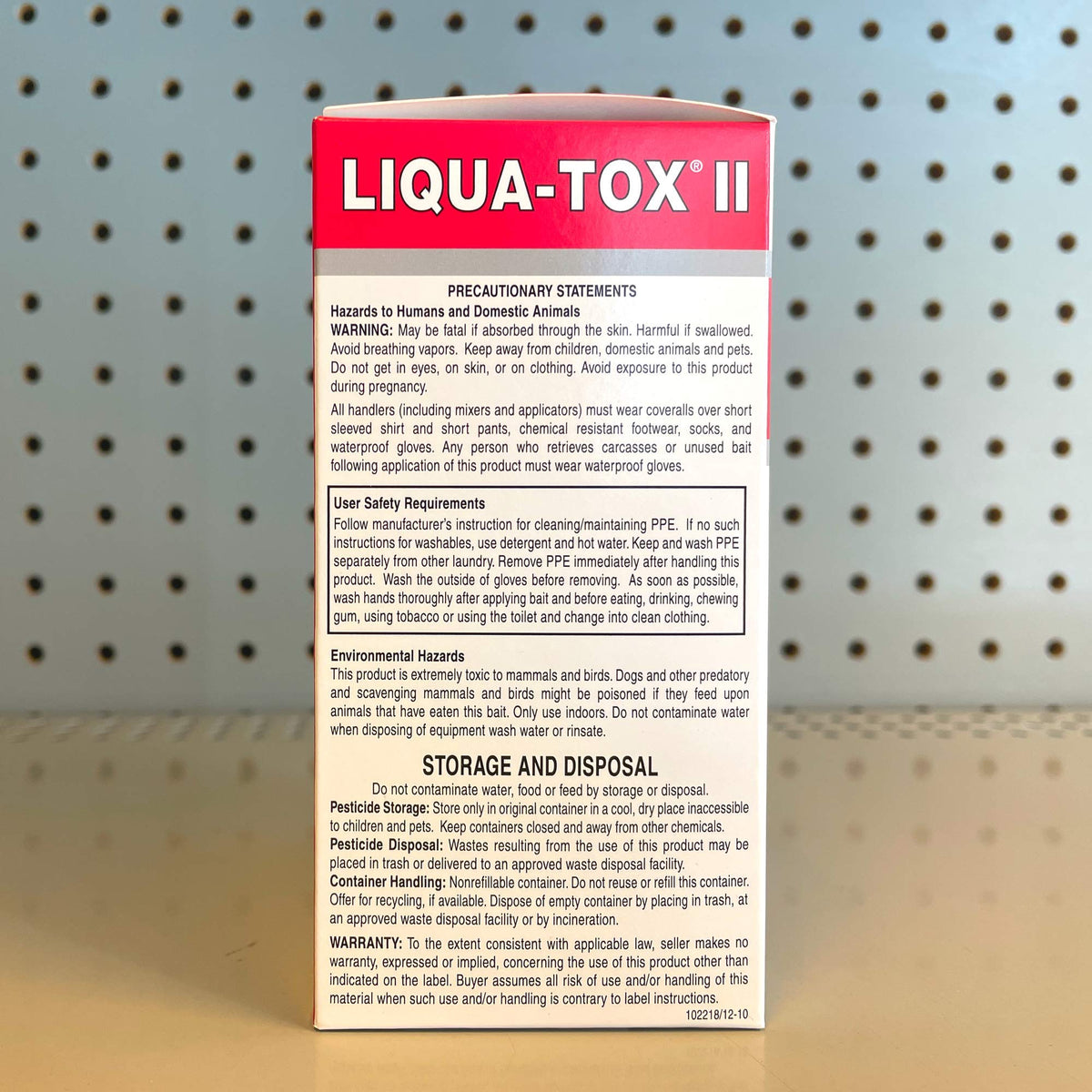 Liquatox use on the go with easy access during daily activities.