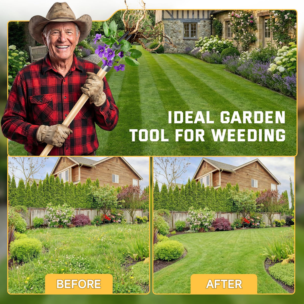 BellaJoyz back-friendly garden tool suitable for seniors and casual gardeners