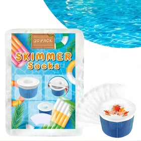 Bellar dog hair catcher sock filtering pet hair before reaching the basket, improving skimmer performance.