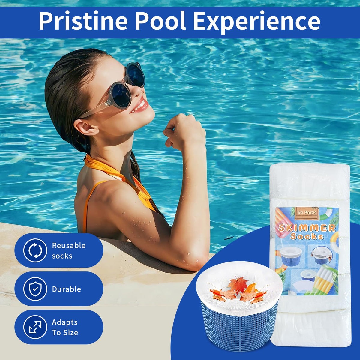 Bellar compatible with Hayward and Pentair baskets ensuring broad pool setup compatibility.