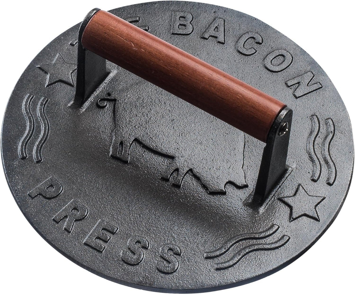 Bellemain heavy-duty burger press top view for even sear and browning.