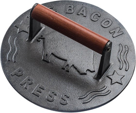 Bellemain heavy-duty burger press top view for even sear and browning.