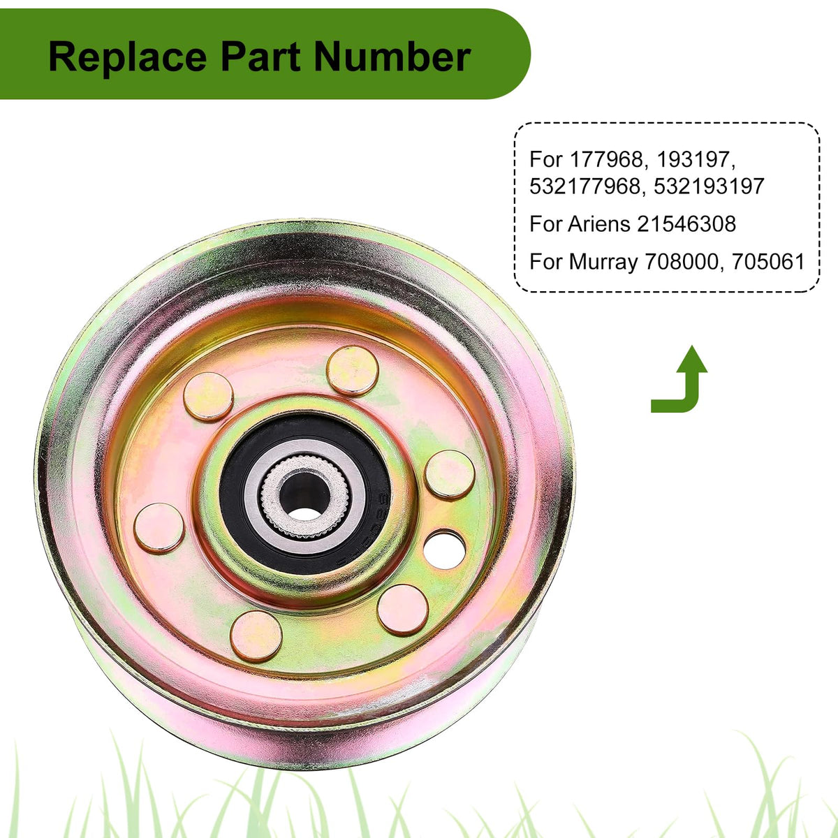 Belleone 177968 flat idler pulley installation steps for easy DIY fit