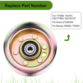 Belleone 177968 flat idler pulley installation steps for easy DIY fit