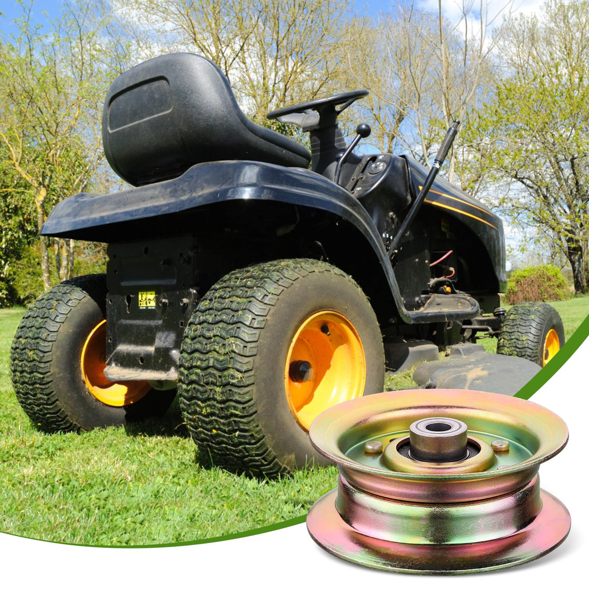 Belleone 177968 flat idler pulley packaging includes one pulley for replacement