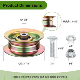 Belleone 177968 flat idler pulley side compatibility illustrates broad model support