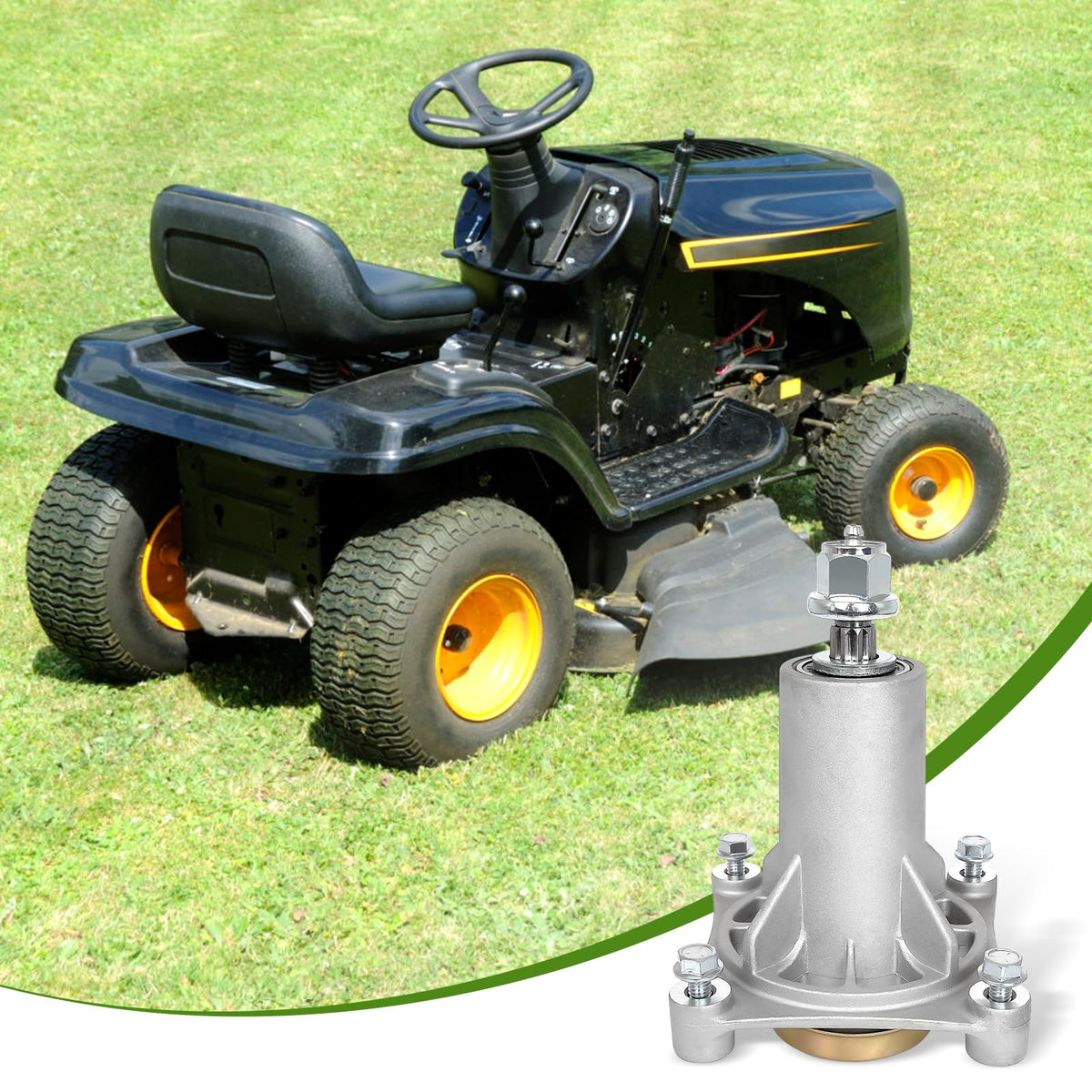 Belleone 187292 grease fittings preinstalled for simple lubrication.