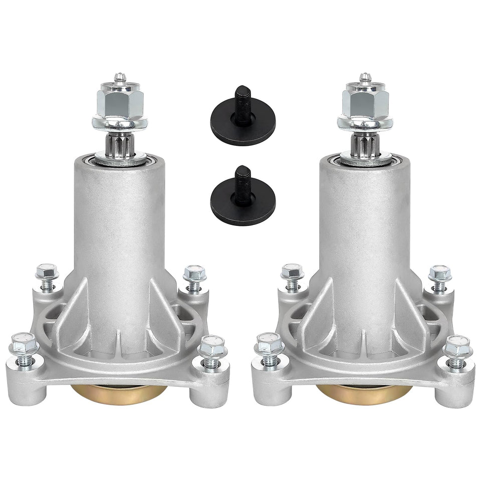 Belleone 2-pack spindle assembly with grease fittings for easy maintenance