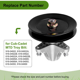 Belleone 918-04822B solid material ensures long-lasting mower performance