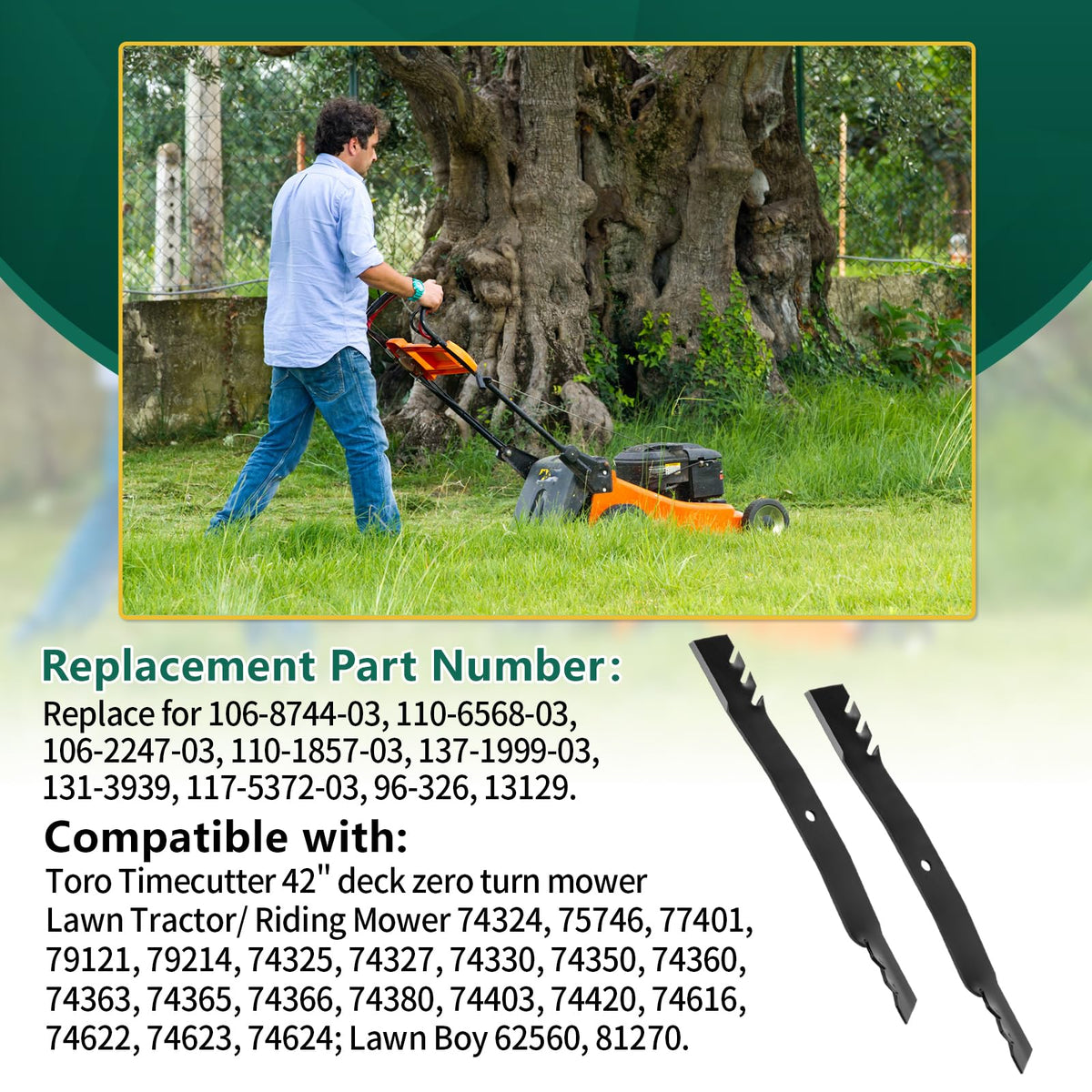 Belleone blade 2-1/2 inch width supports even clippings.