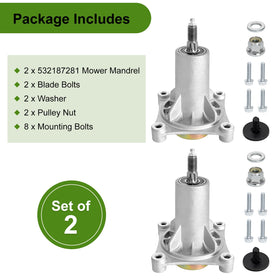 Belleone aluminum spindle highlighting corrosion-resistant durability