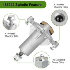 Belleone easy-install spindle kit with mounting hardware