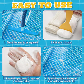 Bellisinno epoxy putty cures to a durable, water resistant finish