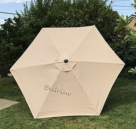 BellRino Decor beige canopy with air vent for better airflow on sunny days